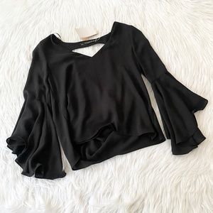 NWT Zara Black Blouse